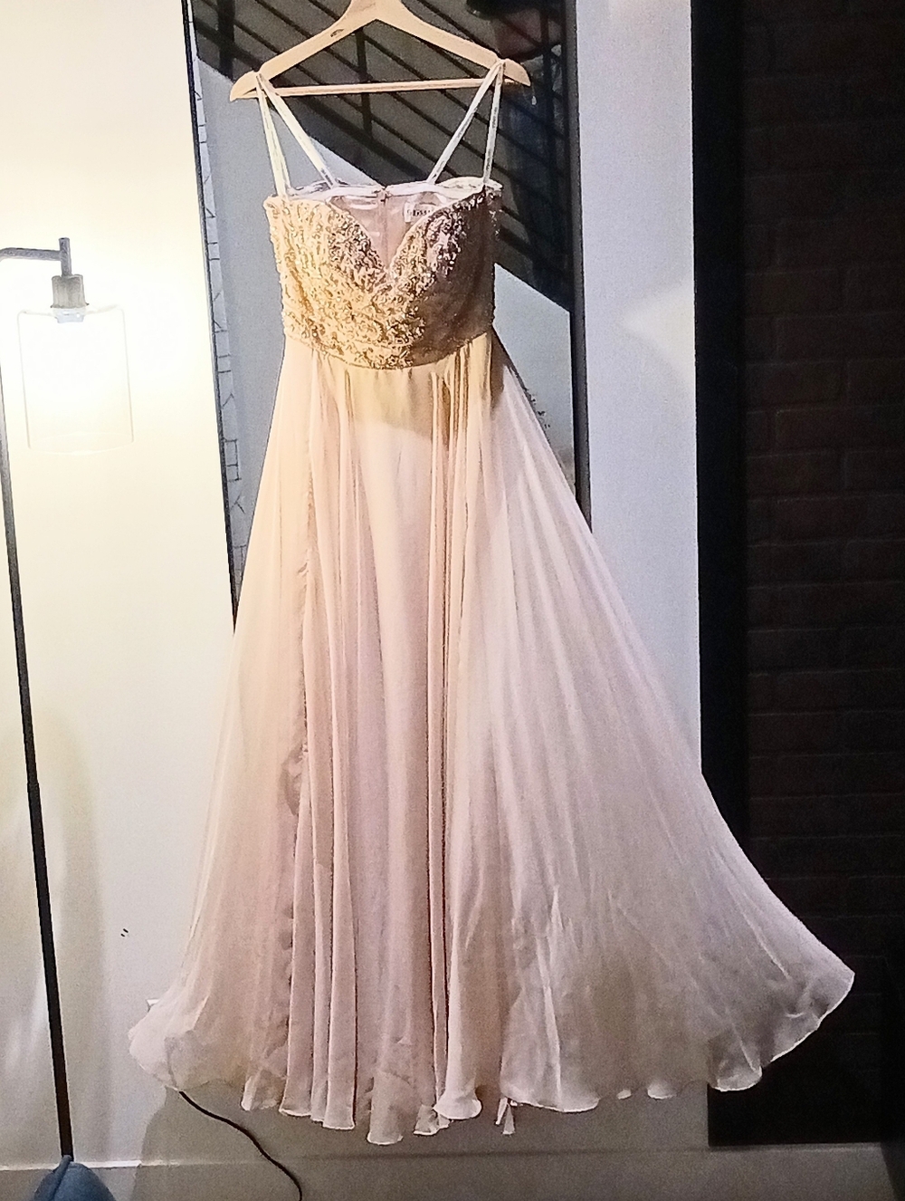 Sherri Hill Blush Embellished Sweetheart A-Line Prom/Gala Gown - Size 8
